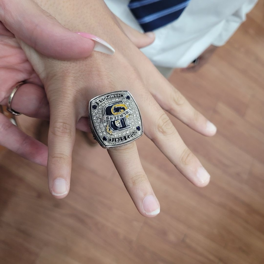 2023 Varsity Football State Championship Ring